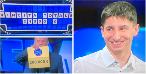 Andrea Siciliano da Varese si conferma imbattibile alla Ruota della fortuna su Canale 5 e sfiora l'iperbolica vincita di 200 mila euro. Per lui ci sono però 24.300 euro