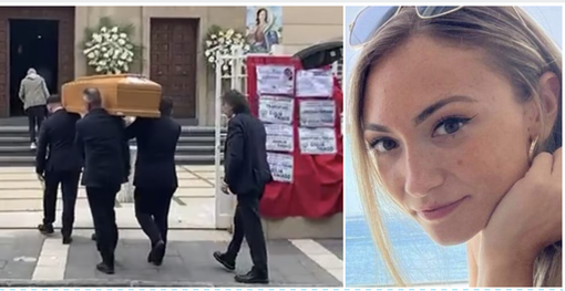 Palloncini bianchi in cielo e lacrime: l'ultimo saluto a Giulia e al piccolo Thiago Palloncini bianchi in cielo e lacrime: l'ultimo saluto a Giulia e al piccolo Thiago