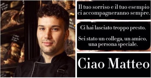«Ci hai lasciato troppo presto, Matteo. Il tuo sorriso e il tuo esempio ci accompagneranno sempre»