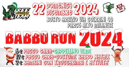 Babbo Run 2024 a Castellanza: corsa e camminata natalizia per grandi e piccoli nel Parco Alto Milanese Babbo Run 2024 a Castellanza: corsa e camminata natalizia per grandi e piccoli nel Parco Alto Milanese