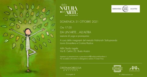 “Da un’arte...all’altra”, lezione di yoga e pranayama “Da un’arte...all’altra”, lezione di yoga e pranayama