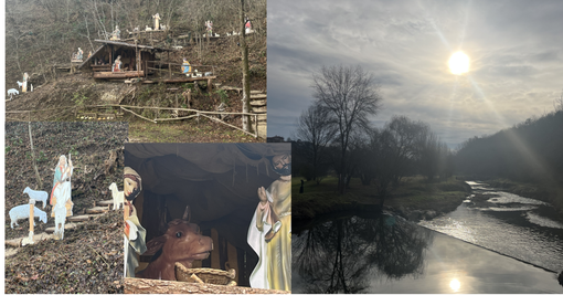 FOTO E VIDEO. Il presepe e quell'incanto che affiora dall'Olona