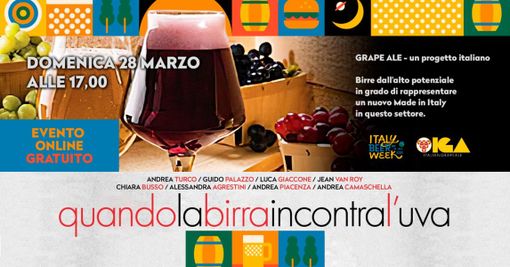 Quando la birra incontra l’uva: segui la diretta domenica alle 17