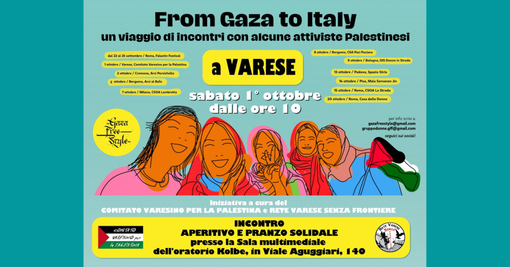 From Gaza to Italy: tre attiviste palestinesi raccontano a Varese i diritti nella Striscia e il progetto della Casa Internazionale delle Donne From Gaza to Italy: tre attiviste palestinesi raccontano a Varese i diritti nella Striscia e il progetto della Casa Internazionale delle Donne