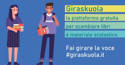 Con Giraskuola risparmi sull’acquisto dei libri e riduci gli sprechi...