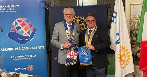 Il governatore del Distretto Rotary 2042 Gerbelli in visita al Club Ticino