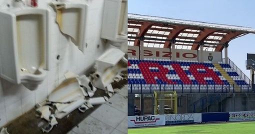 Vandalismi allo “Speroni”, 300 euro di multa al Lecco Vandalismi allo “Speroni”, 300 euro di multa al Lecco