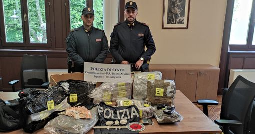 L'appartamento era il supermarket della droga: un arresto a Gorla Minore