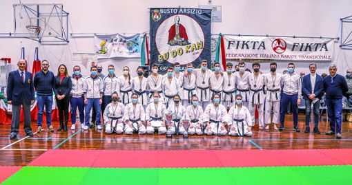 Gli atleti che hanno rappresentato la Lombardia al Trofeo Città di Busto Arsizio