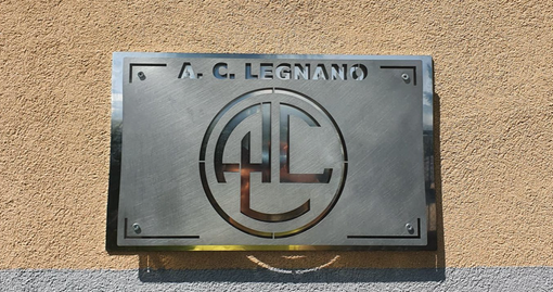 Una nuova targa per il Legnano dall'azienda Barlocco