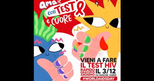 World Aids Day: test HIV gratuiti il 3 dicembre in piazza a Varese