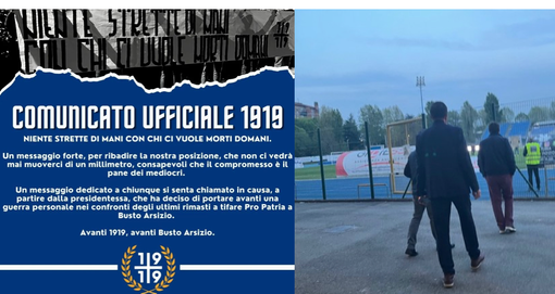 Il comunicato sul profilo Instagram e un'immagine da Seregno