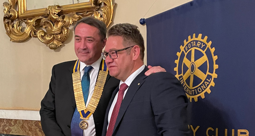 Passaggio delle consegne al Rotary club Ticino