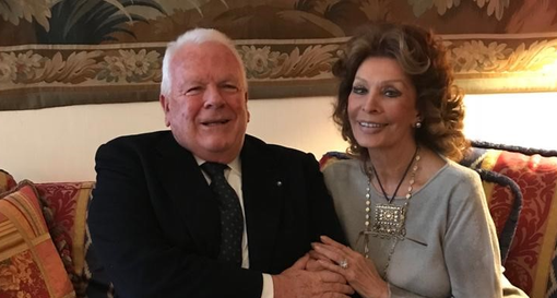 Luciano Cimmino e Sophia Loren