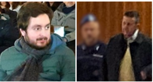 Nicolò Maja (a sinistra) e il padre Alessandro (a destra durante una precedente udienza) Nicolò Maja (a sinistra) e il padre Alessandro (a destra durante una precedente udienza)