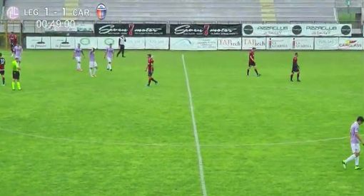Serie D, Legnano-Caronnese 1-1: divisione della posta che non accontenta nessuno