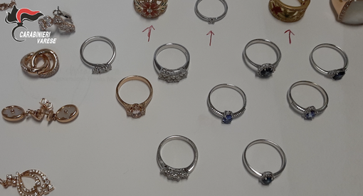 VIDEO. Ricettazione di gioielli e diamanti tra Malpensa, Gallarate e Milano: due persone in manette