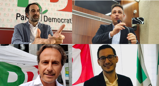 Da sinistra in senso orario, Alfieri, Astuti, Pedotti e Carignola Da sinistra in senso orario, Alfieri, Astuti, Pedotti e Carignola