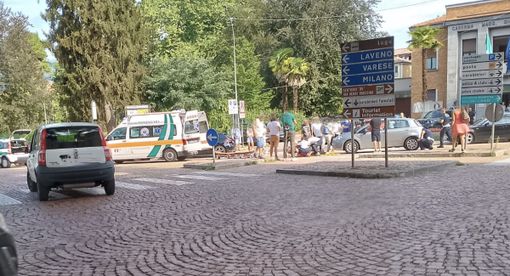Anziana investita in piazza Risorgimento: paura a Luino