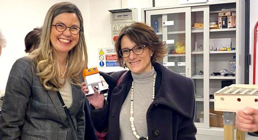 L'on. Maria Chiara Gadda con la ministra Elena Bonetti