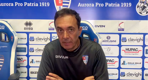 L'allenatore Prina alla vigilia della partita contro la Pro Vercelli