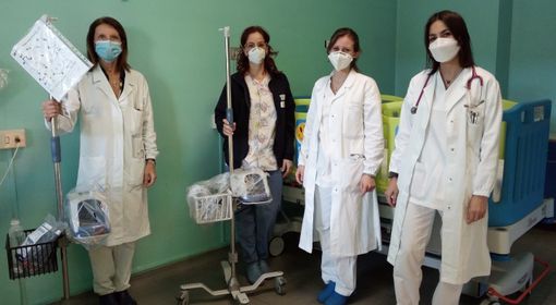 La dottoressa Simonetta Cherubini e parte del suo staff La dottoressa Simonetta Cherubini e parte del suo staff