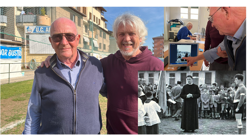 Riccardo Reguzzoni con Sandro Meraviglia e immerso nei ricordi all'Ardor