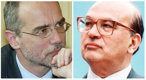 A sinistra: l'ex sindaco di Varese Raimondo Fassa. A destra: Bettino Craxi A sinistra: l'ex sindaco di Varese Raimondo Fassa. A destra: Bettino Craxi