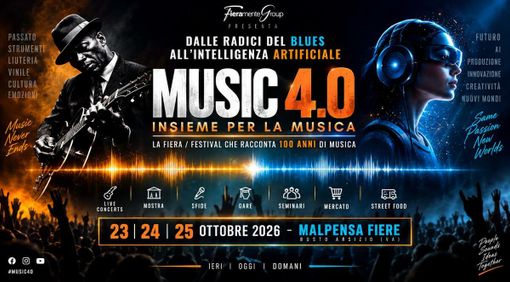 MalpensaFiere alza il volume con MUSIC 4.0 MalpensaFiere alza il volume con MUSIC 4.0