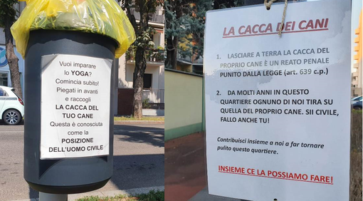 Troppa maleducazione, a Busto cartelli per i padroni di cani: «Sii civile, raccoglila anche tu» Troppa maleducazione, a Busto cartelli per i padroni di cani: «Sii civile, raccoglila anche tu»