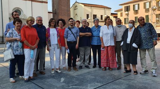 Da sinistra Olivio Pernich, Maurizio Maggioni e Paolo Pedotti a Madonna in Campagna