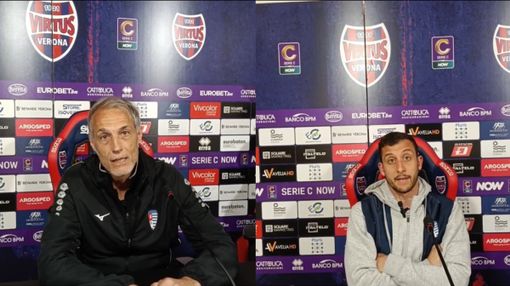 Mister Caniato dopo la vittoria sulla Virtus Verona: «Contavano i 3 punti. Era una partita difficile per noi»