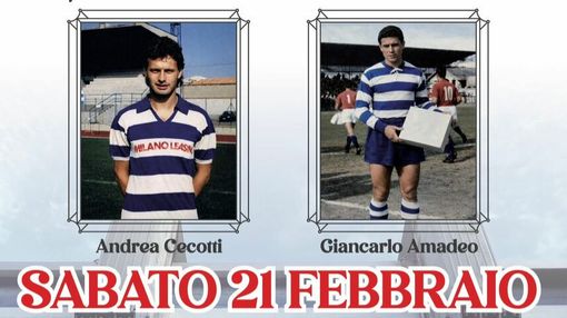 Tribuna laterale e distinti per Amadeo e Cecotti: appuntamento sabato 21 allo “Speroni”
