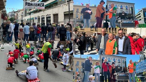 FOTO e VIDEO. La carramatta anima piazza Santa Maria, unendo per la settima volta Gela e Busto Arsizio