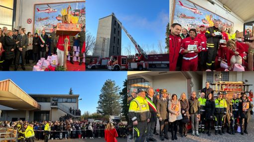 FOTO E VIDEO. I Vigili del Fuoco salvano anche Babbo Natale FOTO E VIDEO. I Vigili del Fuoco salvano anche Babbo Natale
