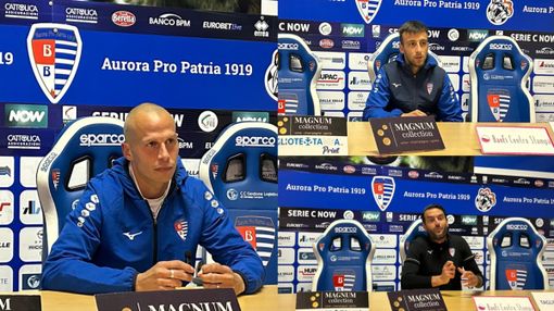 Il «rammarico» di Fietta, Ghioldi e Mister Colombo dopo Pro Patria-Virtus Verona