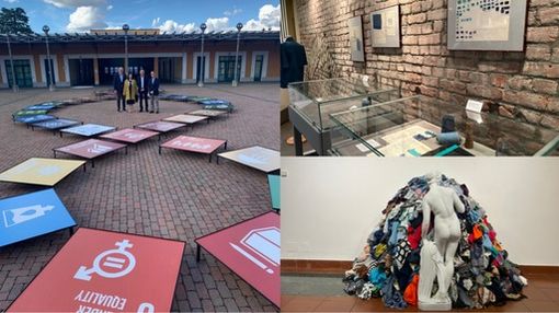 FOTO e VIDEO. A Busto Arsizio parte “M(a)y fiber” con due opere di Michelangelo Pistoletto