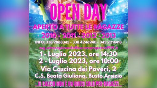 La Pro Patria vuole rinforzare anche il settore giovanile femminile: a luglio gli open day