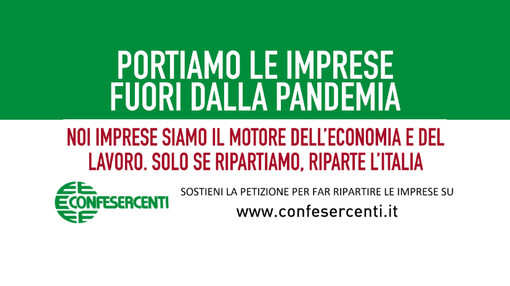 &quot;Portiamo le imprese fuori dalla pandemia&quot;: la protesta nazionale di Confesercenti
