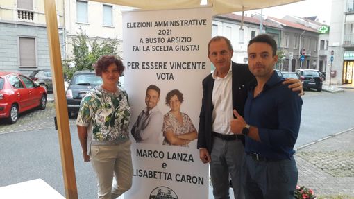 Emanuele Antonelli con Elisabetta Caron e Marco Lanza Emanuele Antonelli con Elisabetta Caron e Marco Lanza