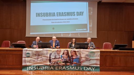 Il Console generale di Lugano all'Erasmus Day dell'Insubria