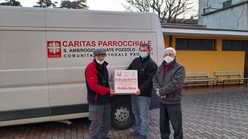Coldiretti Varese, oltre 1.200 kg di cibo solidale per le famiglie bisognose del territorio