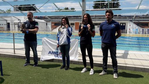 Da sinistra, Gianni Leoni, Martina Rabbolini, Arianna Castiglioni, Andrea Ballarini