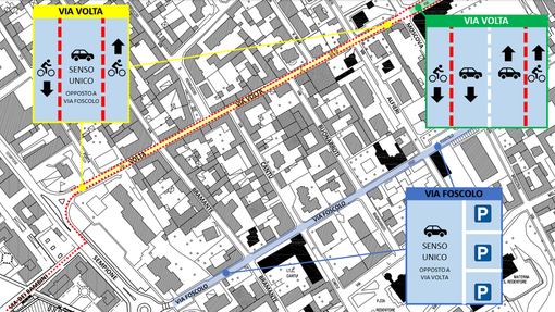 Sondaggio tra i residenti di via Foscolo per il passaggio della Bicipolitana a Legnarello