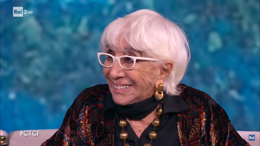 Lina Wertmüller ospite di una trasmissione Rai