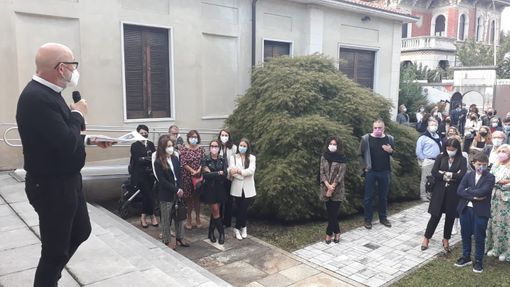 L'inaugurazione della rassegna nella sede di A&amp;A Studio legale