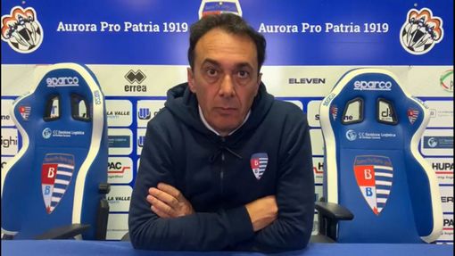 Luca Prina oggi mentre parla della partita Luca Prina oggi mentre parla della partita
