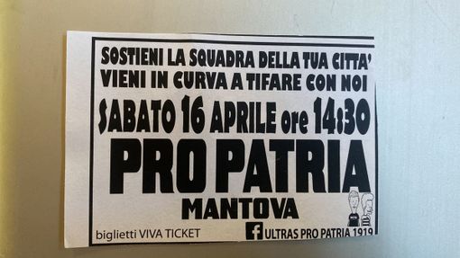 I biglietti disseminati ieri da Donato alla Coppa Magistrelli
