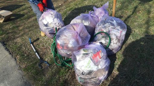 Gli olgiatesi si ripuliscono via Ombrone