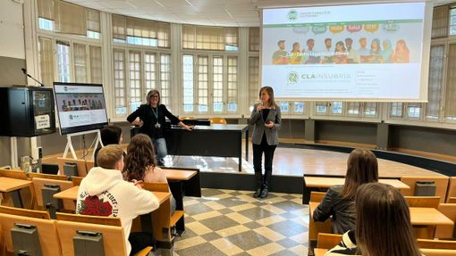 Da sinistra Anna Brusa e Alessandra Vicentini Da sinistra Anna Brusa e Alessandra Vicentini